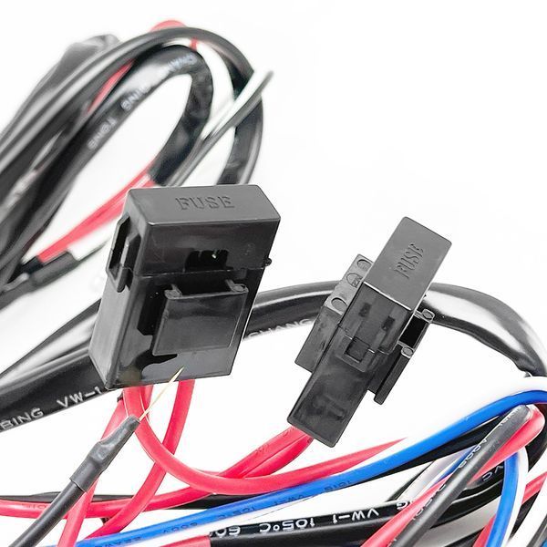 Проводка для LED балок та LED фар з режимом Ближній-Дальний 2х250W 40A 3м 12V 123329 фото