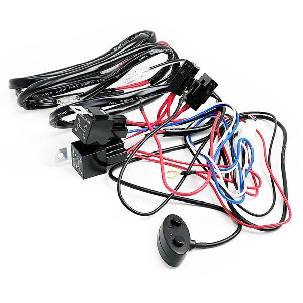 Проводка для LED балок та LED фар з режимом Ближній-Дальний 2х250W 40A 3м 12V 123329 фото