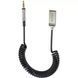 Bluetooth AUX аудіо адаптер Proove Steel Spring USB to 3.5 Cable&nbsp;BT5.3 1m&nbsp;Black 124662 фото 1