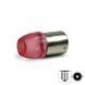 Светодиодная автолампа P21W BA15S Flash (мигающая) 12V Красная 121877 фото 1