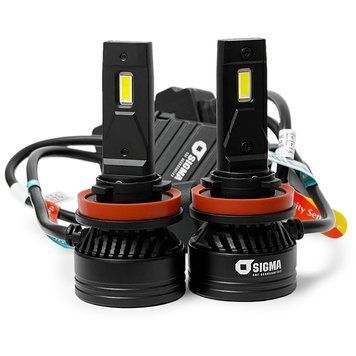 Автолампи світлодіодні Sigma X3 H11 CSP 45W 6500K 10000Lm 12-24V (2шт.) 120528 фото