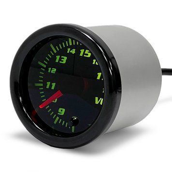 Вольтметр Ket Gauge 5201 RGB Black 52 мм 109677 фото