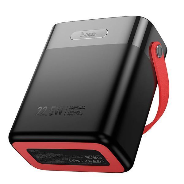 Повербанк Hoco Title J143 80000mAh 3USB, 2Type-C, 22.5W 3A PD-QC Black 123250 фото