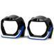 Маски Guarand під лінзи 3,0" Angel Eyes BMW Sport White DRL (Blue Stripe) Чорні Уцінка!!! 124297 фото 1