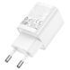 Мережевий зарядний пристрій Hoco Charm charger C149A 1USB + 1Type-C 30W 3A PD-QC White 124663 фото 4