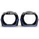 Маски Guarand під лінзи 3,0" Angel Eyes BMW Sport White DRL (Blue Stripe) Чорні Уцінка!!! 124297 фото 3