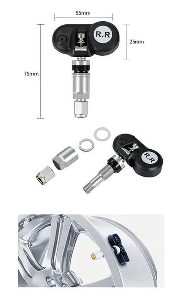 Система контроля давления в шинах TPMS Solar K02 внутренние датчики 122717 фото