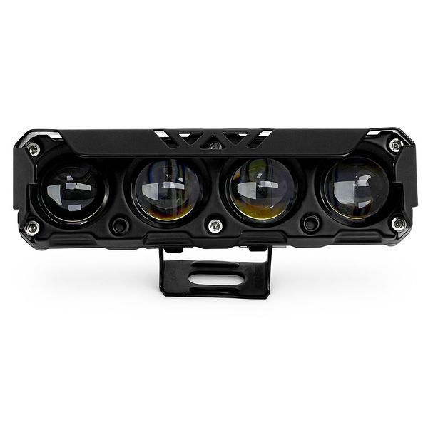 Фара діодна Лідер CB08 4LED 25/25W ближнє + дальнє світло W/W 12V (1 шт) 124742 фото