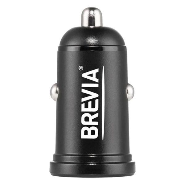Автомобільний зарядний Brevia ePower DualCharge 48W Type-C+USB (46348CAB) Black 124668 фото