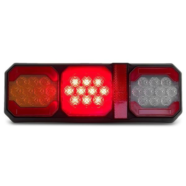 Ліхтарі задні світлодіодний DQTL-288 29.5х10см 12V-24V (комплект 2шт.) 124356 фото
