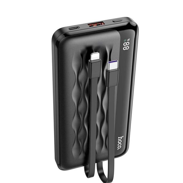 Повербанк Hoco J90A Fully compatible 10000mAh 1USB Type-C PD, QC, 20W 3A Black 105250 фото