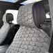 Накидки на сиденья Алькантара Премиум Audi RS (с цельными подголовниками) серые 121479 фото 2