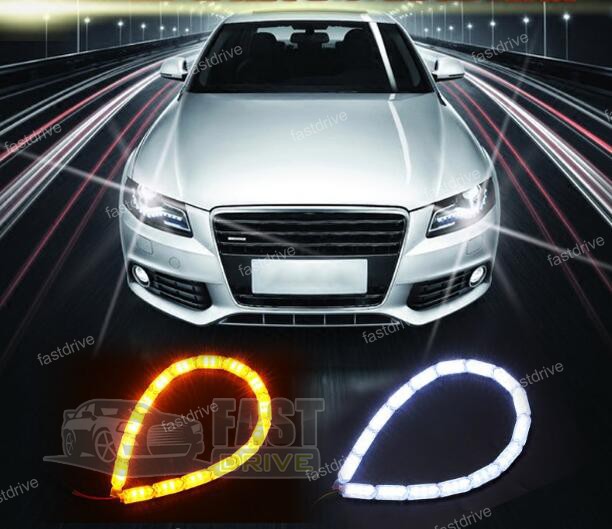 Дневные ходовые огни Audi Q7 E-Tron - левая (4M) - AutoLager