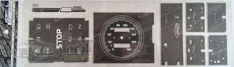 Полка-накладка приборной панели ВАЗ 2108, 2109, 21099 с высокой панелью