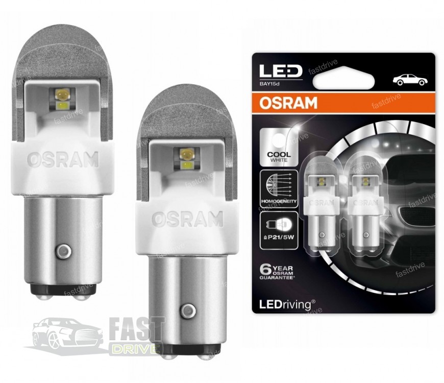 Osram LED лампы Osram LEDriving Premium P21/5W 6000K 12V 1557CW-02B .
