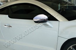 Накладки на зеркала Peugeot RCZ 2010- (2шт.нерж.) Omsa