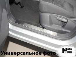 Накладки на внутренние пороги Chevrolet Malibu VIII 2012-2015 NataNiko