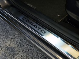 Накладки на пороги Kia Cerato III 2013- Nataniko Premium