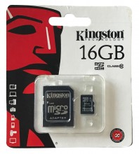 Карта памяти Kingston MicroSDHC 16Gb Class 10 (копия)