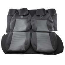 Оригинальные чехлы на сидения Honda Accord 1997-2002 (седан) (сп. 1/3. airbag. 4 под.) Favorite