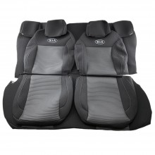 Оригинальные чехлы на сидения Kia Ceed 2006-2012 (хэтчбек) (сп. 1/3. airbag. крыл. 5 подг.) Favorite