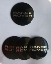 Realux Наклейки на диски 3D Range Rover 55мм 4шт Realux черные
