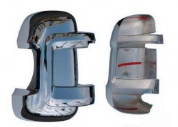 Накладки на зеркала Fiat Ducato 2006- (2шт.ABS-пластик) Carmos