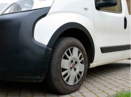Накладки на арки Fiat Scudo 2006-2015 (4шт.ABS-пластик) Черные