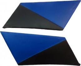 Накладки задних стоек Лопухи ВАЗ 2101 - 2107 синие