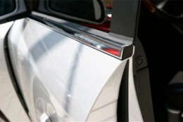 Накладки на нижние молдинги стекол Nissan Pathfinder 2005-2012 (4шт.нерж.) Carmos