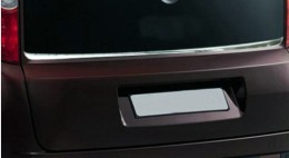 Накладки на молдинг стекла крышки багажника Opel Combo 2012-2018 (нерж.) Omsa