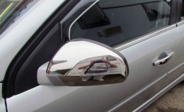 Накладки на зеркала Opel Vectra C 2002-2008 (2шт.нерж.) Carmos