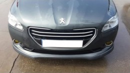 Передняя накладка на бампер Peugeot 301 2012- Meliset