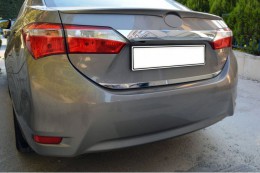 Нижняя кромка багажника Toyota Corolla 2013-2017 (нерж.) Omsa