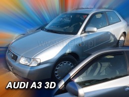 Дефлекторы окон, ветровики Audi A3 (8L) 1996-2000 3D вставные, 2шт HB Heko