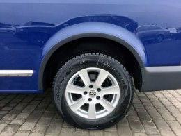 Накладки на арки Volkswagen Caddy 2010-2015 MAXI база (ABS-пластик) Черные