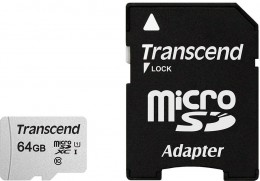   Transcend MicroSDXC 64Gb Class 10 + adapter (TS64GUSD300S-A)
