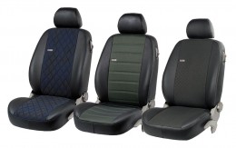 Авточехлы Chevrolet Aveo htb 3D с 2008 г экокожа + ткань Eco Comfort Emc Elegant