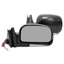Зеркала ВАЗ 2107, 2105, 2104 черные широкие с поворотником