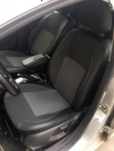 Авточехлы из экокожи Hyundai Accent (RB) бугры 2016- г Комби Elite-lux Союз-авто
