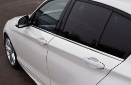 Накладки на нижние молдинги стекол BMW 1 (F20) 2011- 5D (4 шт. нерж.) Omsa