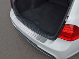 Накладка на задний бампер BMW 3 (E90) 2005-2011 SW (нерж.) Omsa