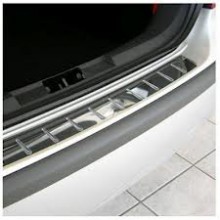 Накладка на задний бампер BMW X3 (F25) 2011-2018 (нерж.) Omsa