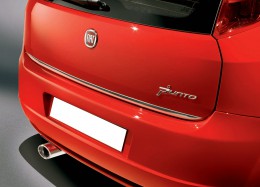 Нижняя кромка багажника Fiat Grande Punto 2006- (нерж.) Omsa