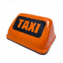 Шашка TAXI с подсветкой мини (10см х 7см) Оранжевая