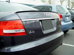 Накладка над номером Audi A6 (C6) 2004-2011 (нерж.) Omsa