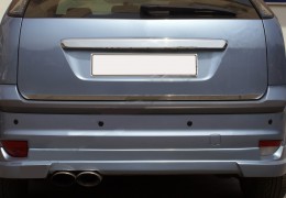 Нижняя кромка багажника Ford Focus 2005-2011 HB (нерж.) Omsa