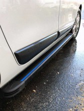 Боковые пороги Maya Blue на Mazda CX-5 2012-2017