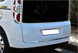 Нижняя кромка багажника Opel Combo D 2012-2018 (нерж.) Omsa