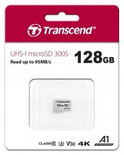 Карта памяти Transcend MicroSDXC 128Gb Class 10  (TS128GUSD300S)